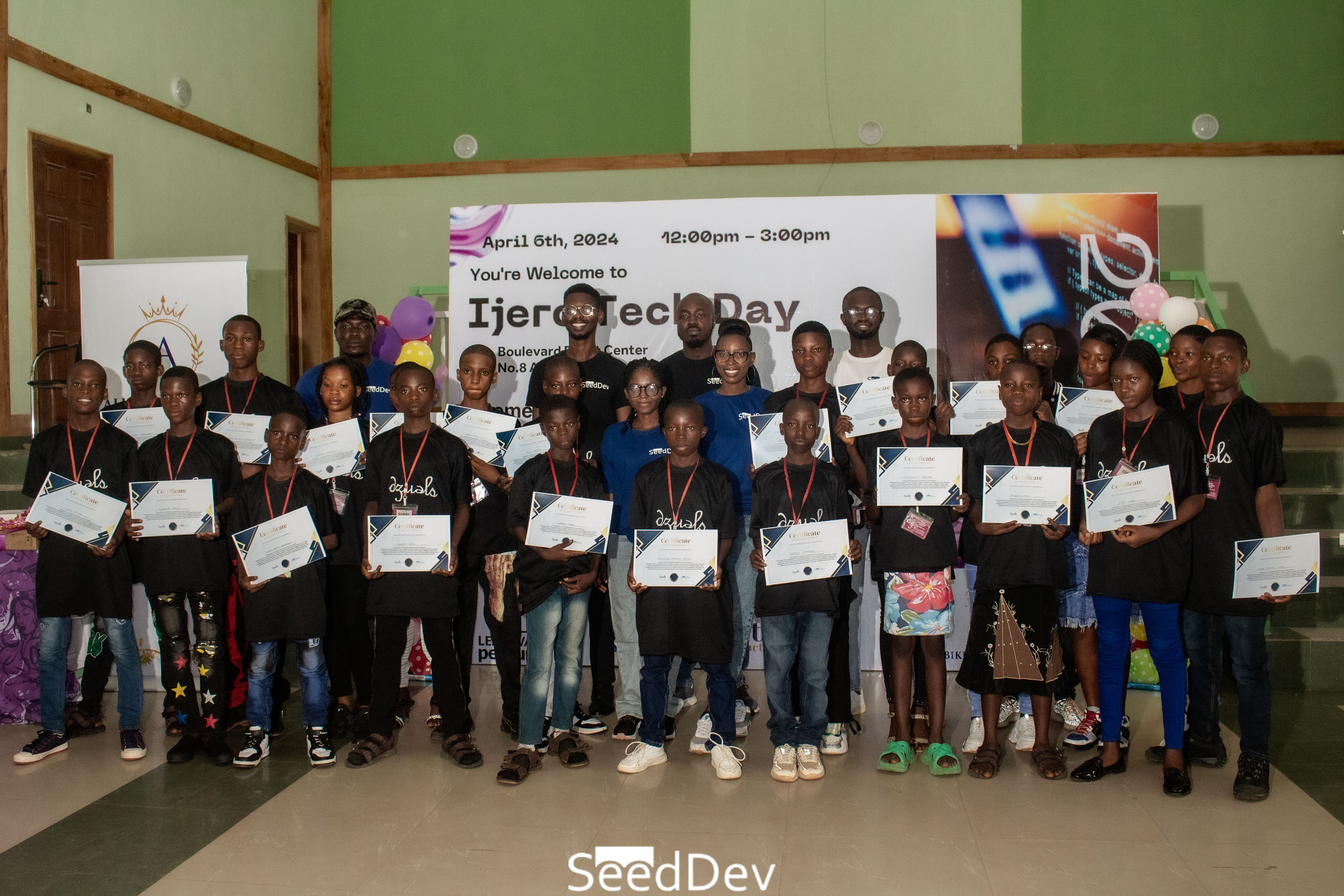 Graduating Kids in Fellowship - SeedBOX